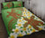 Hawaii Turtle Plumeria Quilt Bed Set - Green Style - Polynesian Pride