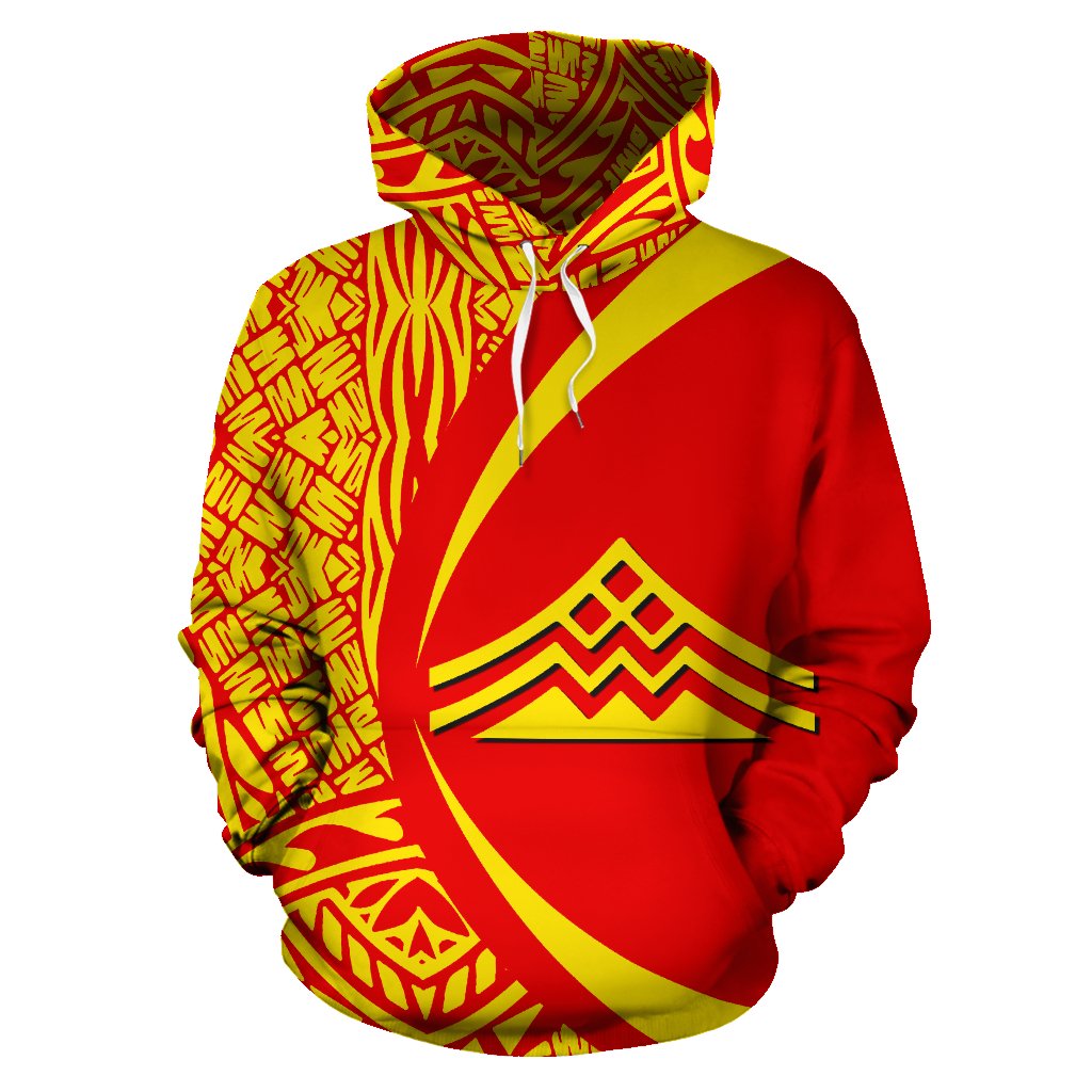 Hawaii Polynesian Mauna Kea Hoodie Circle Style - Polynesian Pride