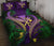 Hawaii Shark Polynesian Tropical Quilt Bed Set - Purple - Polynesian Pride