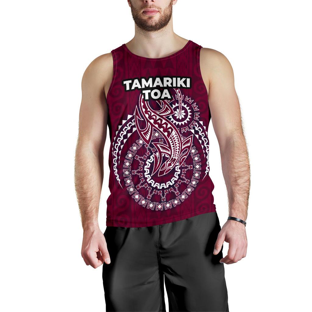 Cook Islands Tamariki Toa Men Tank Top - Polynesian Pride