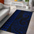 Hawaii Kakau Polynesian Rug Rug Blue - Polynesian Pride