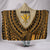 Hawaii Hooded Blanket - Polynesian Wild Style Hooded Blanket Gold - Polynesian Pride