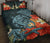 Hawaii Turtle Shark Manta Ray Hibiscus Plumeria Quilt Bed Set - Polynesian Pride