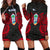 Guam Polynesian Hoodie Dress - Guam Spirit Red - Polynesian Pride