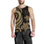 Chuuk Micronesian Men Tank Top - Gold Tentacle Turtle - Polynesian Pride