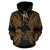 Papua New Guinea Polynesian ll Over Hoodie Map Gold - Polynesian Pride