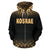 Kosrae All Over Zip up Hoodie Gold Fog Style - Polynesian Pride