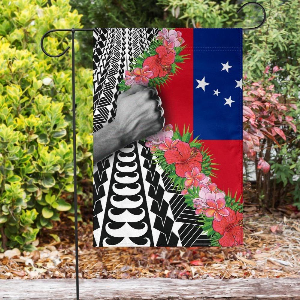 Samoa Flag - Curve Style - Polynesian Pride