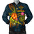 Kosrae Polynesian Men's Bomber Jacket - Legend of Kosrae (Blue) Blue - Polynesian Pride