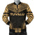 Tuvalu Polynesian Chief Men's Bomber Jacket - Gold Version Gold - Polynesian Pride