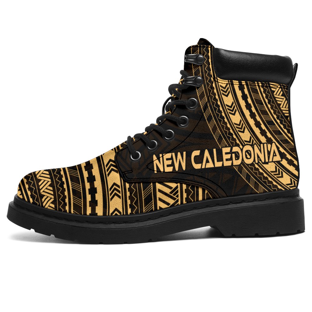 New Caledonia Leather Boots - Polynesian Gold Chief Version Gold - Polynesian Pride