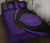 Hawaii Polynesian Pele Kanaka Quilt Bed Set Circle Style Purple - Polynesian Pride