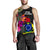 Cook Islands Men's Tank Top - Polynesian Hibiscus Pattern - Polynesian Pride
