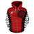 Tonga All Over Zip up Hoodie Warrior Style - Polynesian Pride