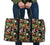 Hawaii Tropical Flowers Watercolor. Hawaii Travel Bag Travel Bag One size Black - Polynesian Pride
