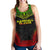 Marshall Islands Women's Racerback Tank - Polynesian Chief Reggae Version Art - Polynesian Pride