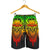 Samoa Polynesian All Over Print Men's Shorts - Tattoo Pattern With Seal - Polynesian Pride