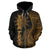 Nauru Polynesian Custom Zip up Hoodie Coconut Gold - Polynesian Pride