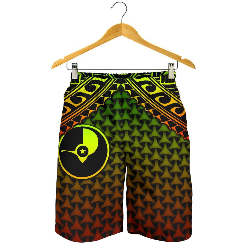 Polynesian Yap Men's Shorts - Reggae Vintage Polynesian Patterns - Polynesian Pride
