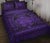 Hawaii Polynesian Pele Mauna Kea Quilt Bed Set Purple Art - Polynesian Pride