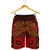 Samoa Men's Shorts - Red Shark Polynesian Tattoo - Polynesian Pride