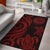 American Samoa Area Rug - Red Tentacle Turtle Red - Polynesian Pride