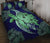 Hawaii Polynesian Turtle Hibiscus Quilt Bed Set - Green - Polynesian Pride