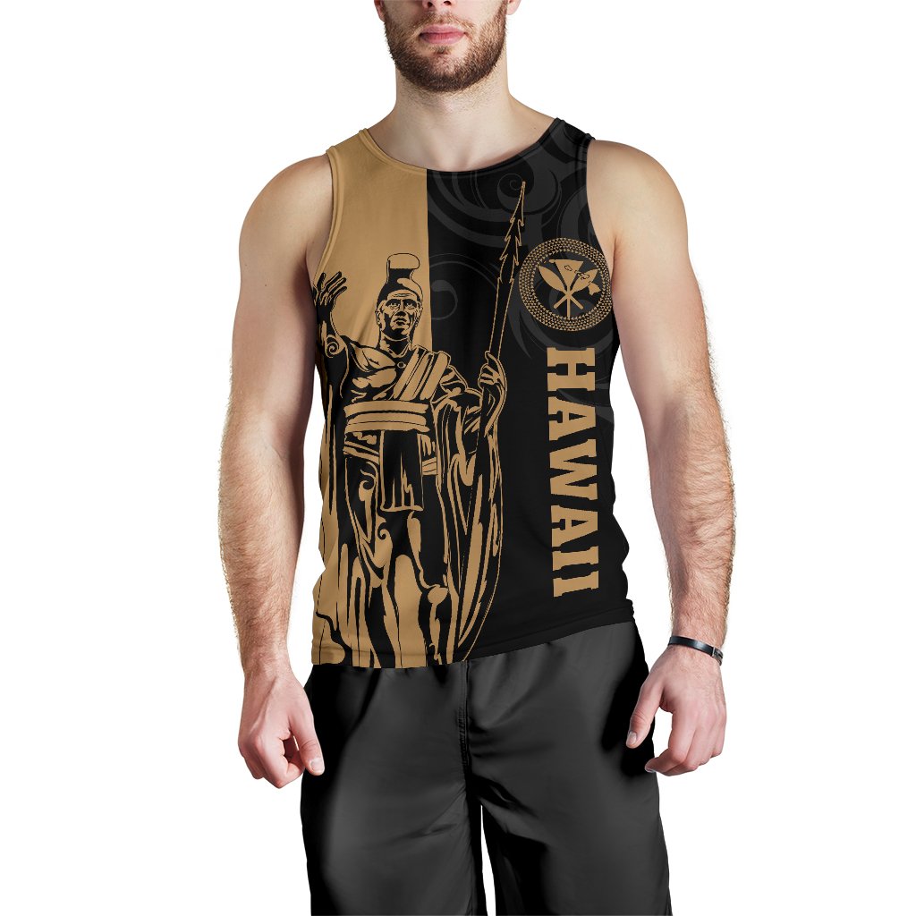 Hawaii King Polynesian Men's Tank Top - Lawla Style - Polynesian Pride