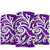 New Zealand Maori Tribal Ornament Bandana - Purple One Size Purple - Polynesian Pride