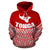 Tonga Polynesian Hoodie Red Pride Map nd Seal - Polynesian Pride