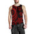 Fiji Polynesian Men Tank Top - Red Tentacle Turtle - Polynesian Pride