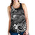 Samoa Women's Racerback Tank - White Shark Polynesian Tattoo - Polynesian Pride