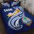 Guam Quilt Bed Set - Guam Seal Polynesian Patterns Plumeria (Blue) Blue - Polynesian Pride