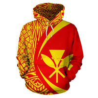Kanaka Polynesian Mauna Kea Hoodie Circle Style - Polynesian Pride