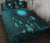 Marshall Islands Polynesian Quilt Bed Set Dreamcatcher Blue Blue - Polynesian Pride