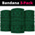 Polynesian Lauhala Mix Green Bandana 3 - Pack - Polynesian Pride