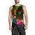 Niue Polynesian Men's Tank top - Hibiscus and Banana Leaves - Polynesian Pride