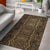 Hawaii Area Rug Polynesian Symmetry AH Rug Gold - Polynesian Pride