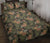 Tropical Hibiscus Monstera Leaf Quilt Bed Set - Polynesian Pride