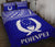 Pohnpei Micronesian Quilt Bed Set - Pohnpei Flag Blue Version - Polynesian Pride