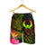 Pohnpei Polynesian Men's Shorts - Hibiscus and Banana Leaves - Polynesian Pride