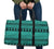 Polynesian Tattoo Tribal Turquoise Hawaii Travel Bag Travel Bag One size Turquoise - Polynesian Pride