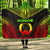 Pohnpei Polynesian Chief Hooded Blanket - Reggae Version Hooded Blanket Reggae - Polynesian Pride