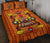 Hawaii Tiki Pattern Quilt Bed Set - Polynesian Pride