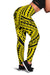 Polynesian Tradition Yellow Hawaii Women's Leggings AH Yellow - Polynesian Pride