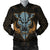 Hawaii Wild Boar Kamapua'a Men's Bomber Jacket - Gold - Hawaiian Mythology Style Gold - Polynesian Pride