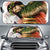 Hawaii Goddess Pele's Wrath Car Sun Shade Auto Sun Shade Universal Fit Red - Polynesian Pride