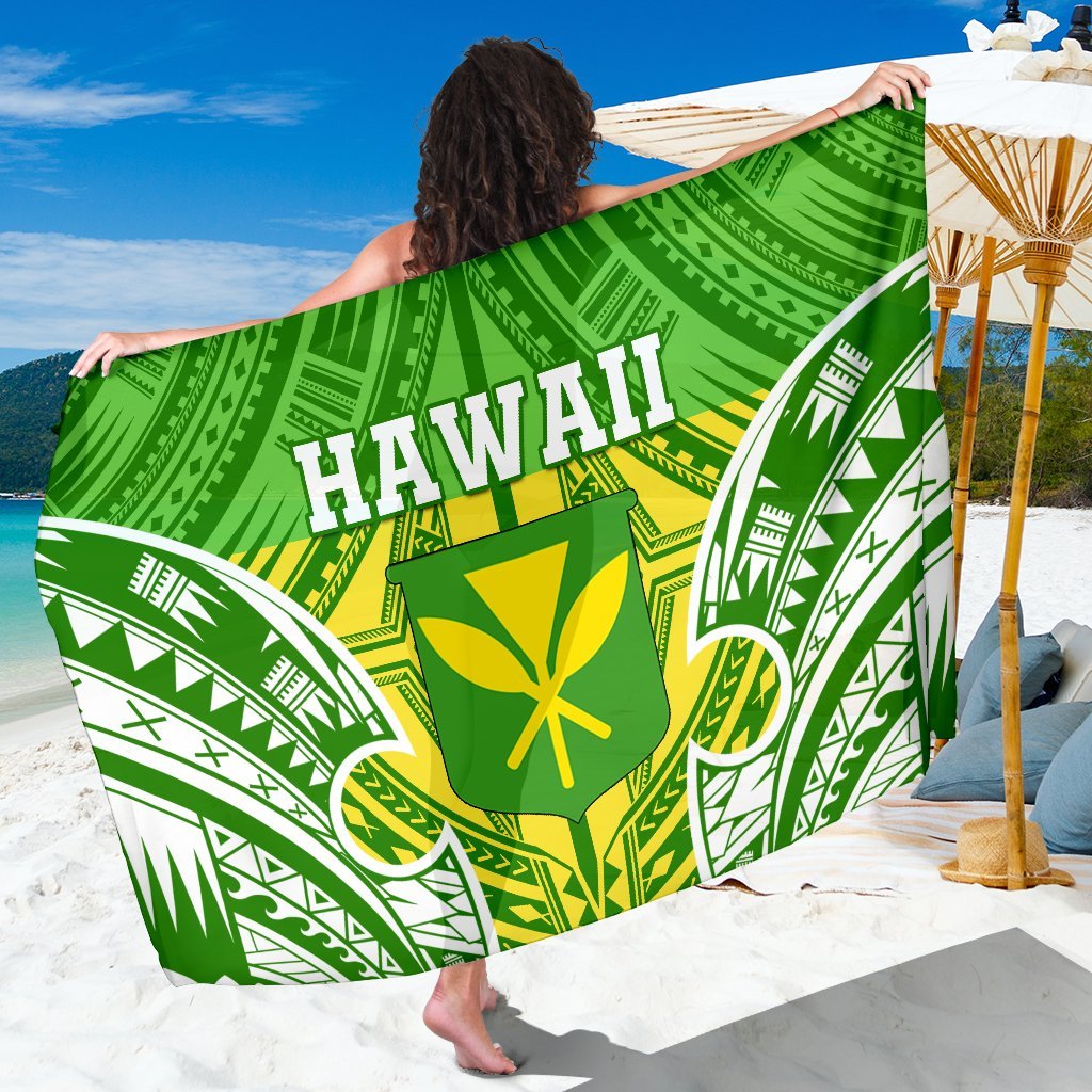 Hawaii Polynesian Tapestry - Hawaiian Pattern With Seal One Style One Size Green - Polynesian Pride