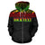 Tokelau Polynesian All Over Custom Zip up Hoodie Reggae Horizontal - Polynesian Pride