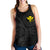 Hawaii Women's Racerback Tank Polynesian Kanaka Map Hawaiian Racerback - Grey - TT Style - Polynesian Pride
